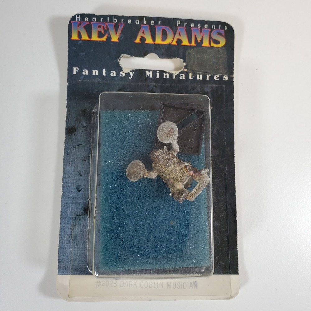 Heartbreaker Metal Miniatures #2023 Dark Goblin Musician Kev Adams D&D RPG New